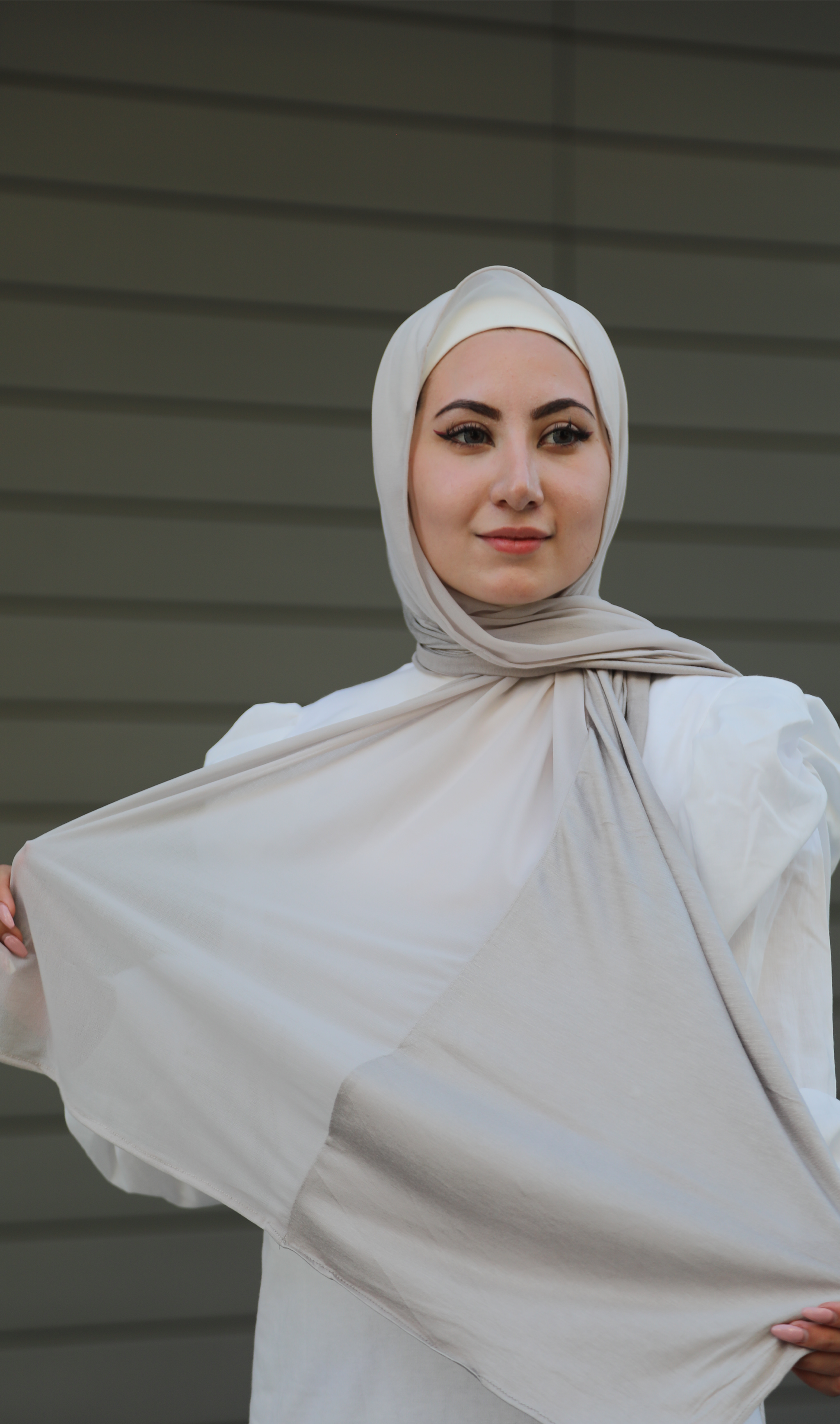 Half French Chiffon / Half Cotton