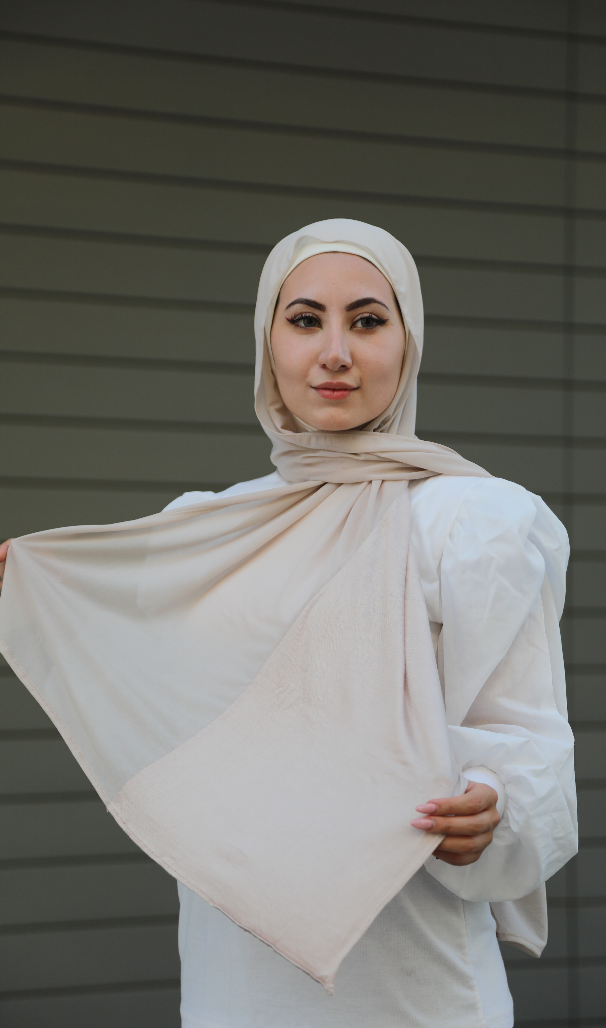 Half French Chiffon / Half Cotton