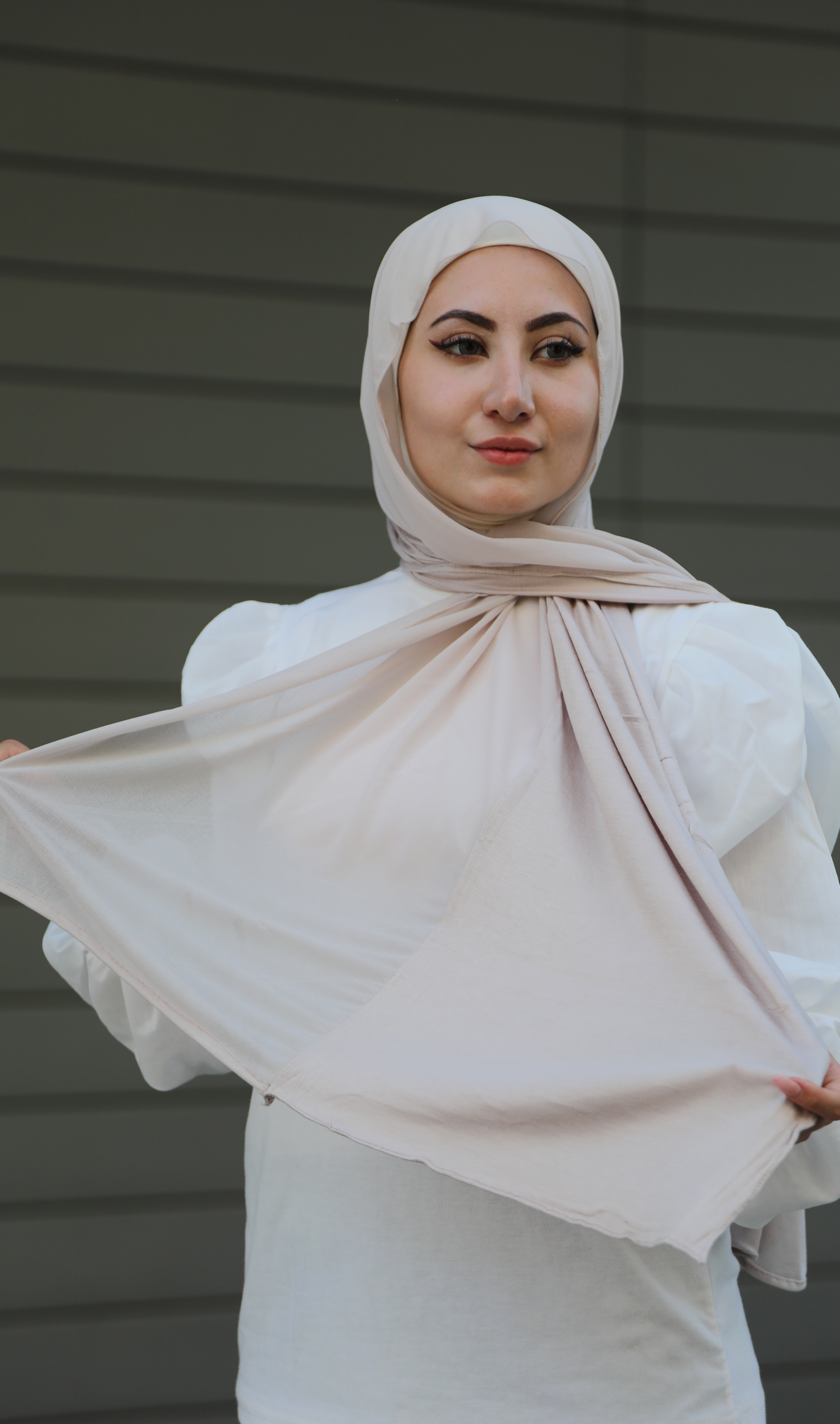 Half French Chiffon / Half Cotton