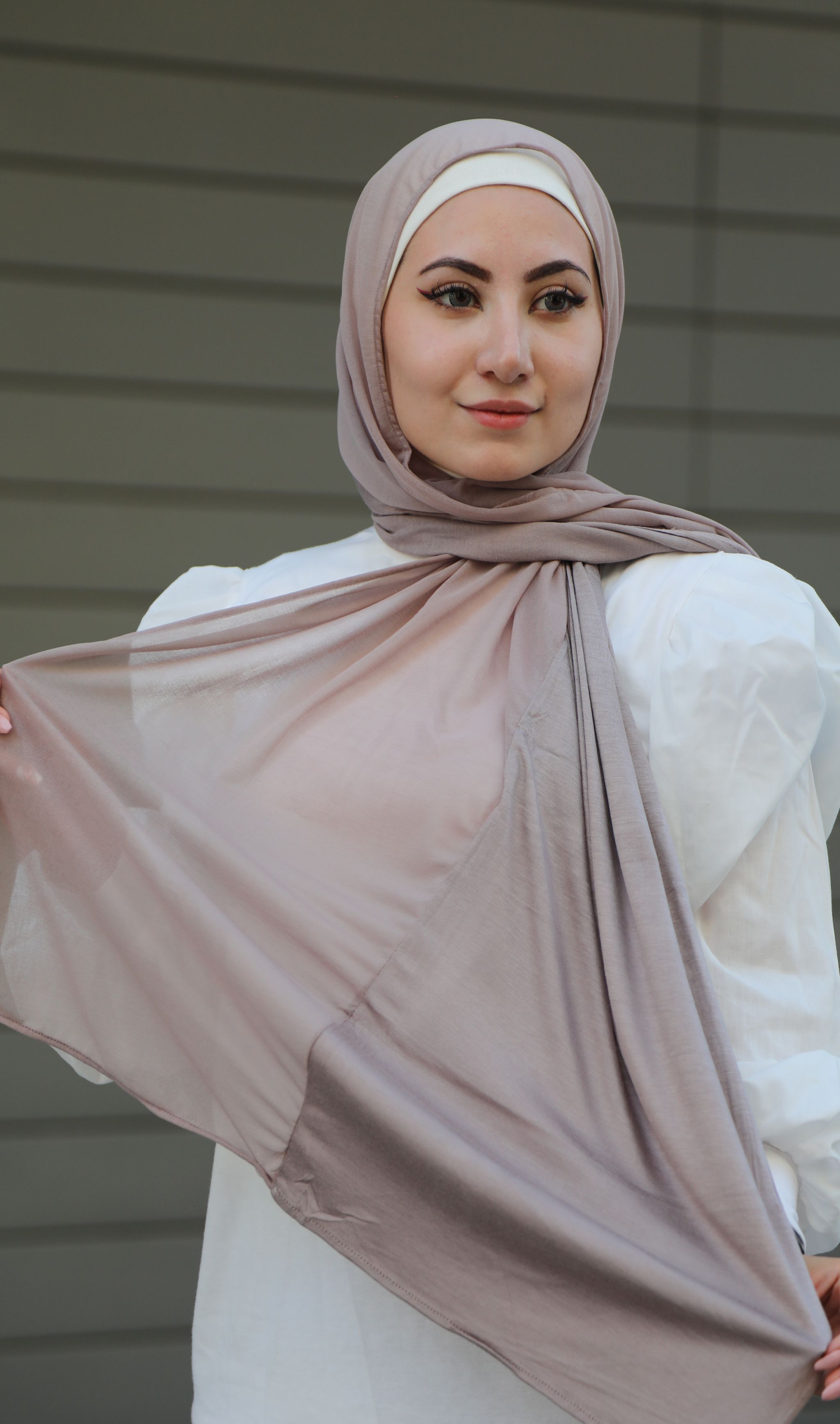 Half French Chiffon / Half Cotton