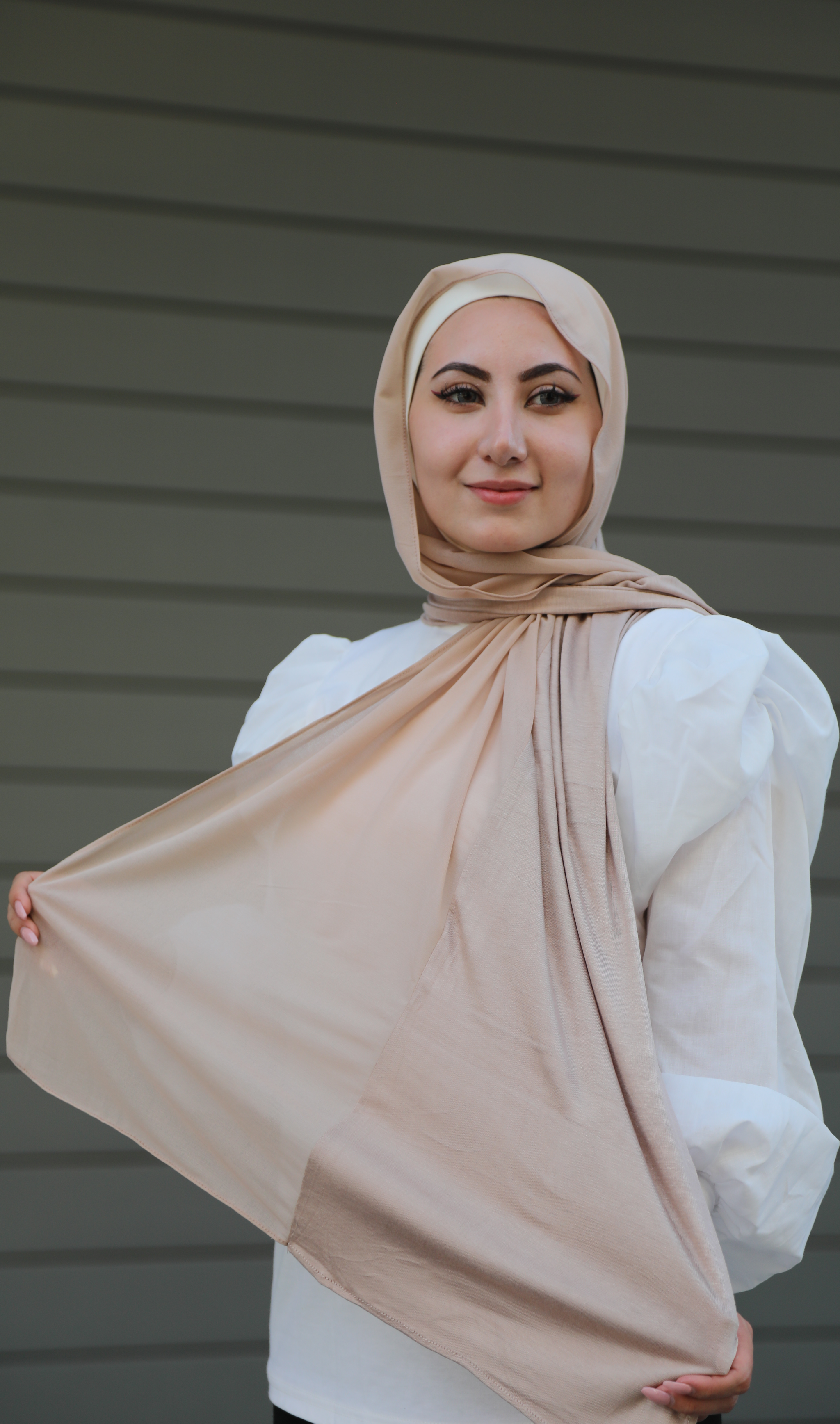 Half French Chiffon / Half Cotton