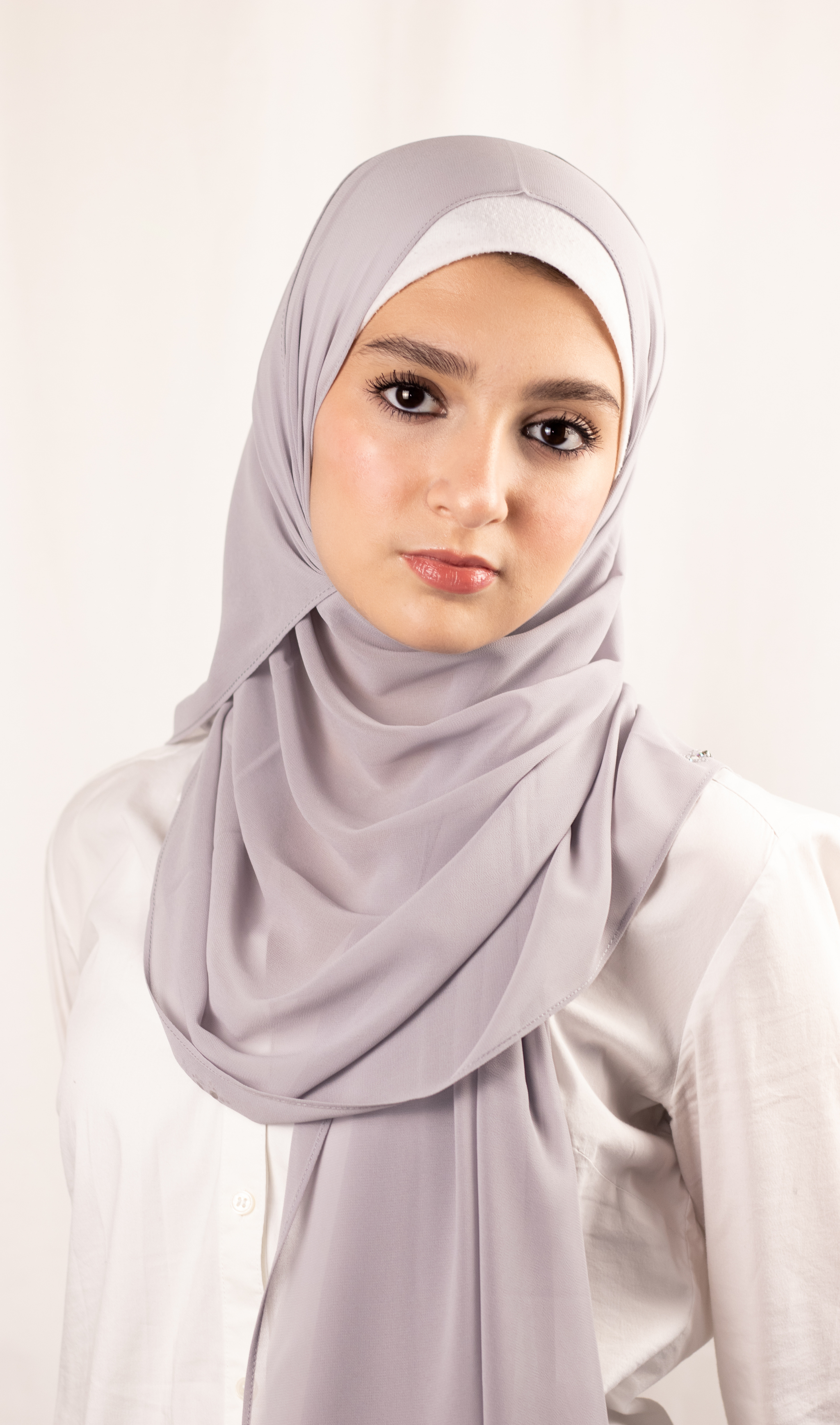 Premium Chiffon With Swarovski Beads