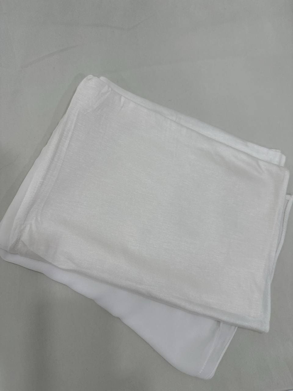 Half Chiffon/ Half Cotton