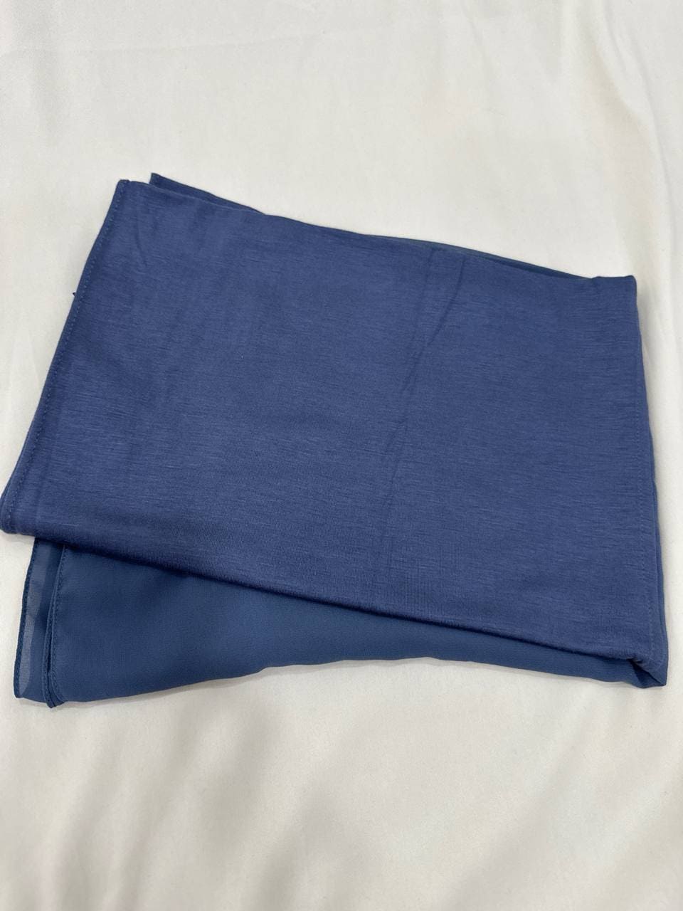 Half Chiffon/ Half Cotton