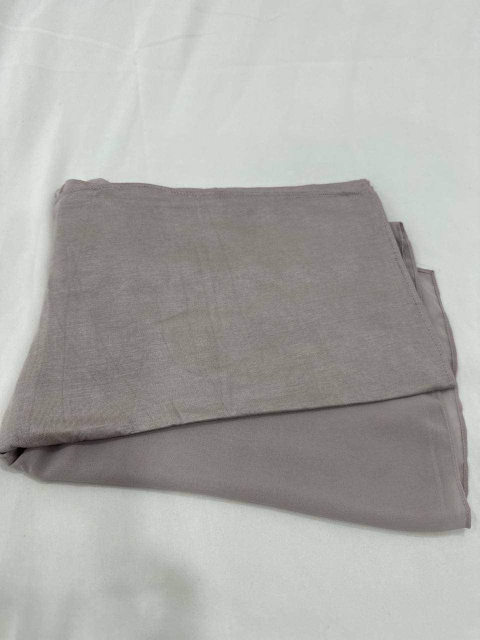 Half Chiffon/ Half Cotton