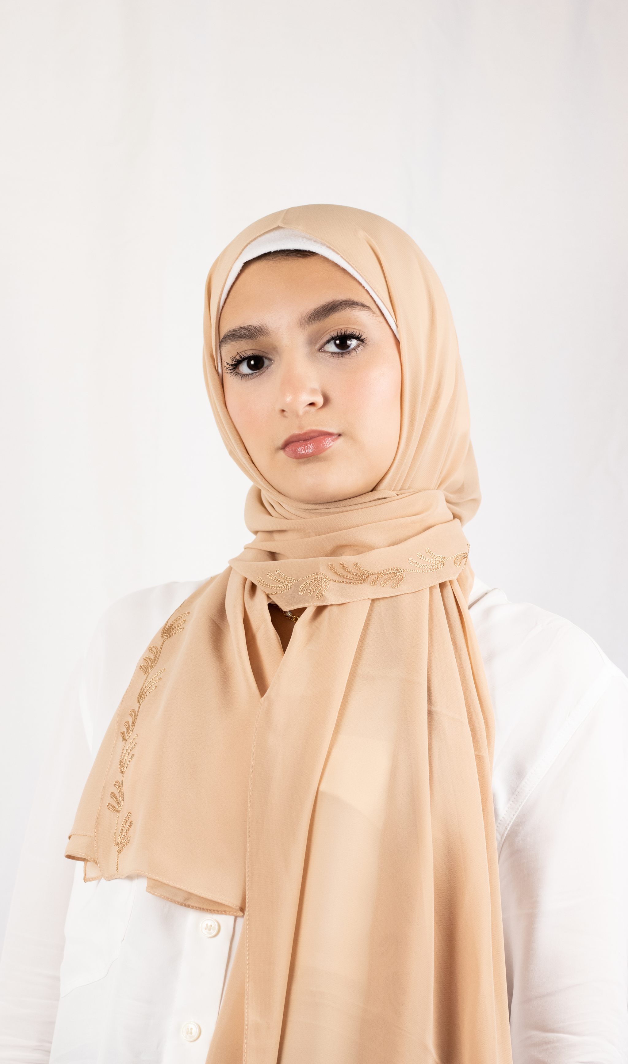 Premium Chiffon With Embroidery