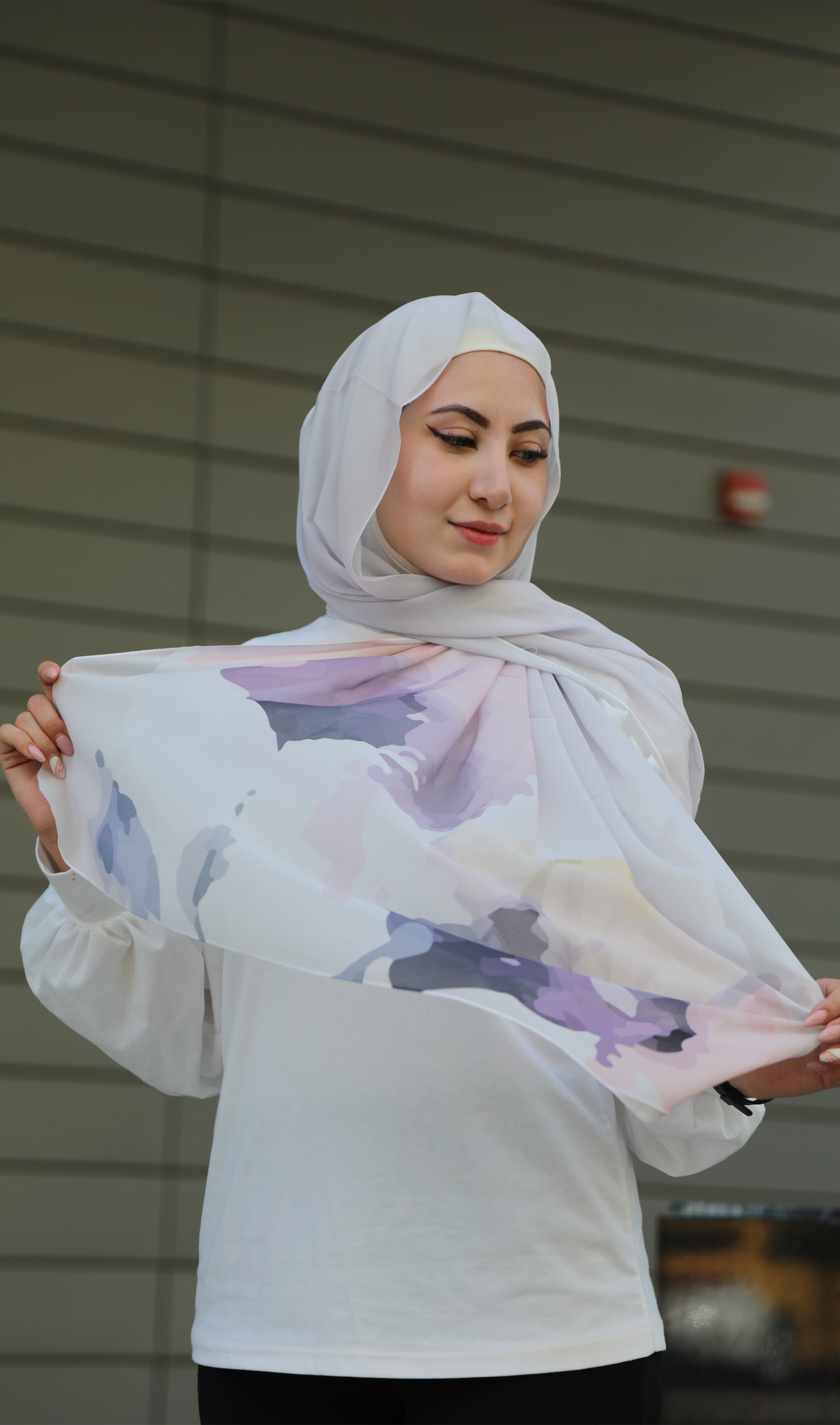 Print Chiffon Hijab