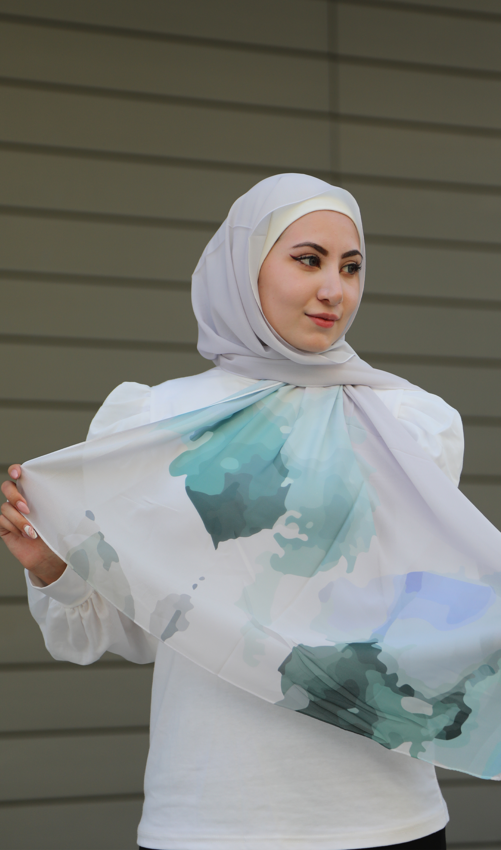 Print Chiffon Hijab