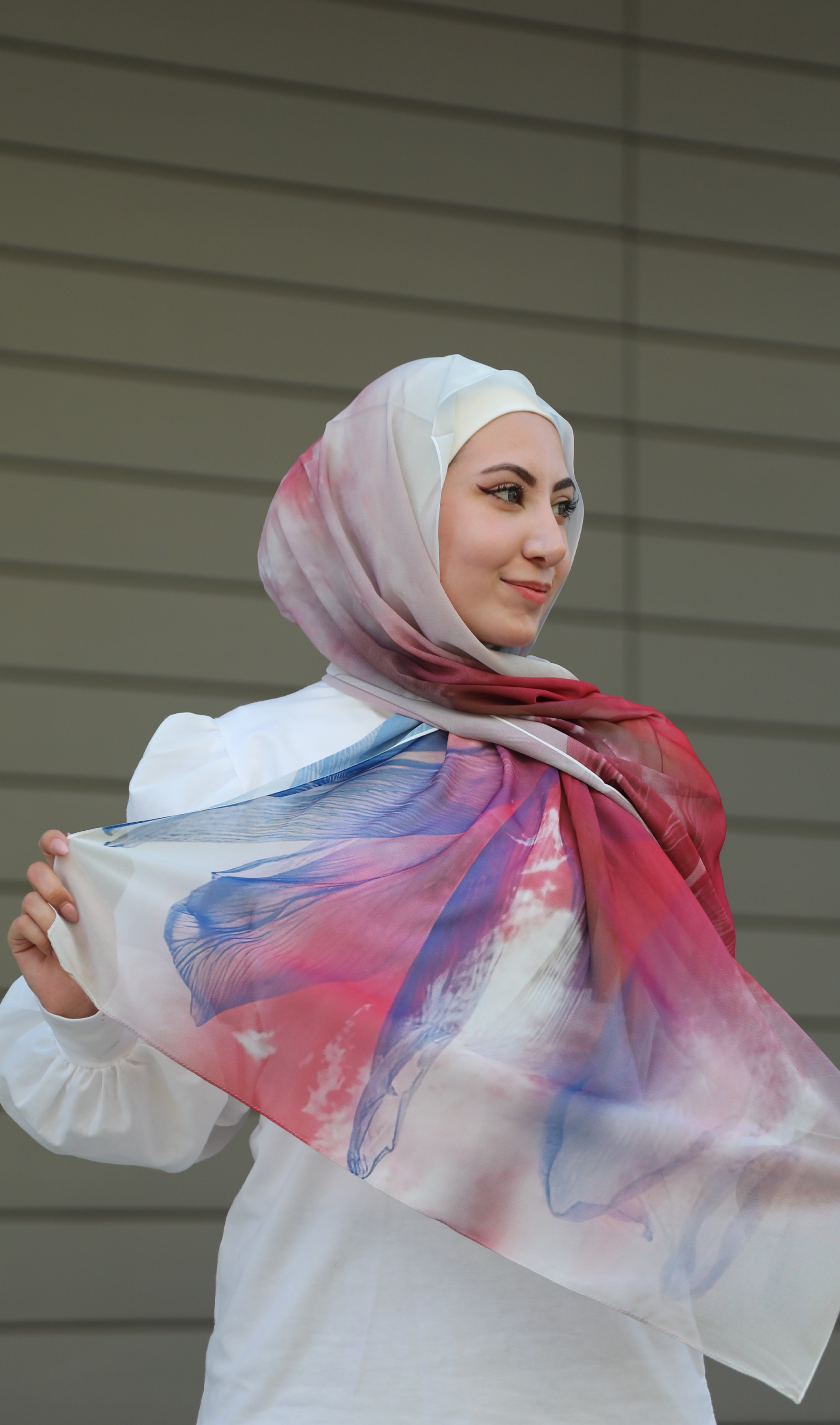 Print Chiffon Hijab