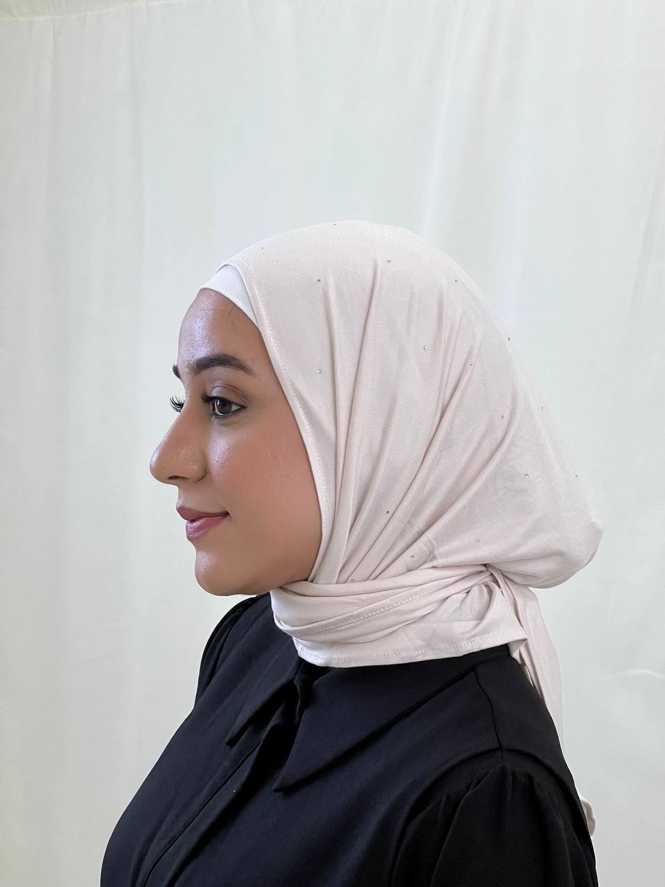 Triangle Hijab With Beads